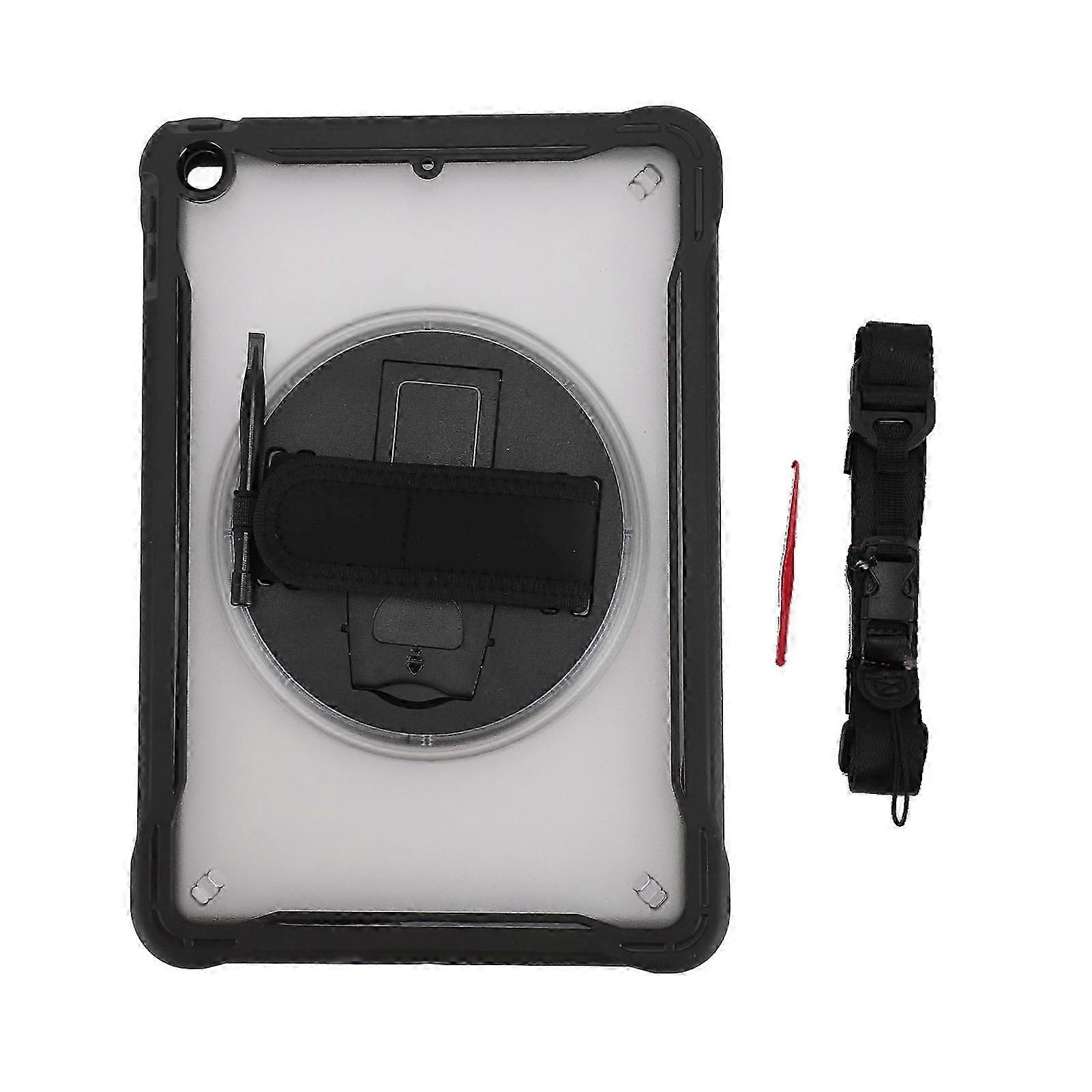 Tablet Shockproof Case Multifunction Tablet Protective Case Cover with Hand Strap Stand Shoulder Strap for IOS 10.2 Tablet