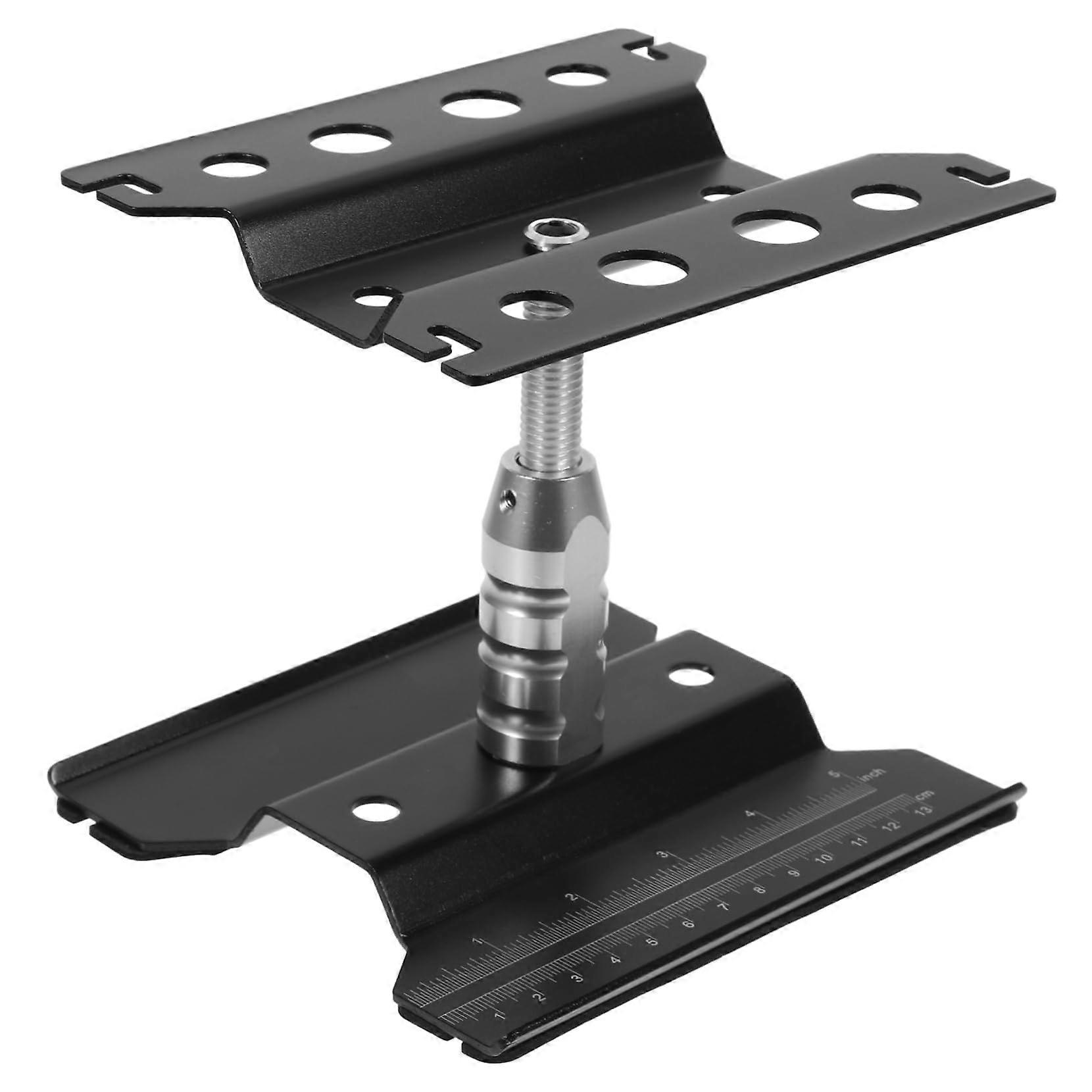 Aluminium Alloy Car Stand, Height Adjustable with Rotation, Compact for Model Cars for Adjustment, Practical Use for On the Go