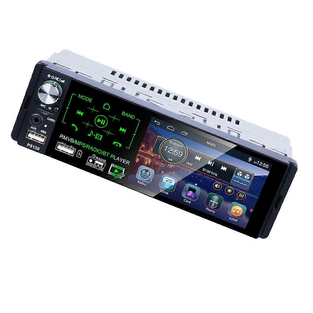 Square Touchscreen Car Entertainment System For Daily Use Featuring Thermometer And Video Playback Functions 1Pcs