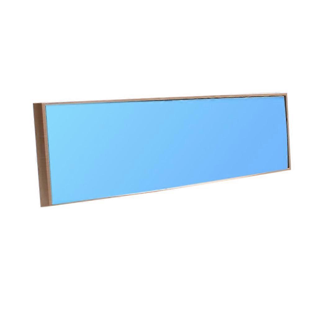 Universal Golden Car Mirror with Wide Angle View Applicable to Various Models for Safe Driving