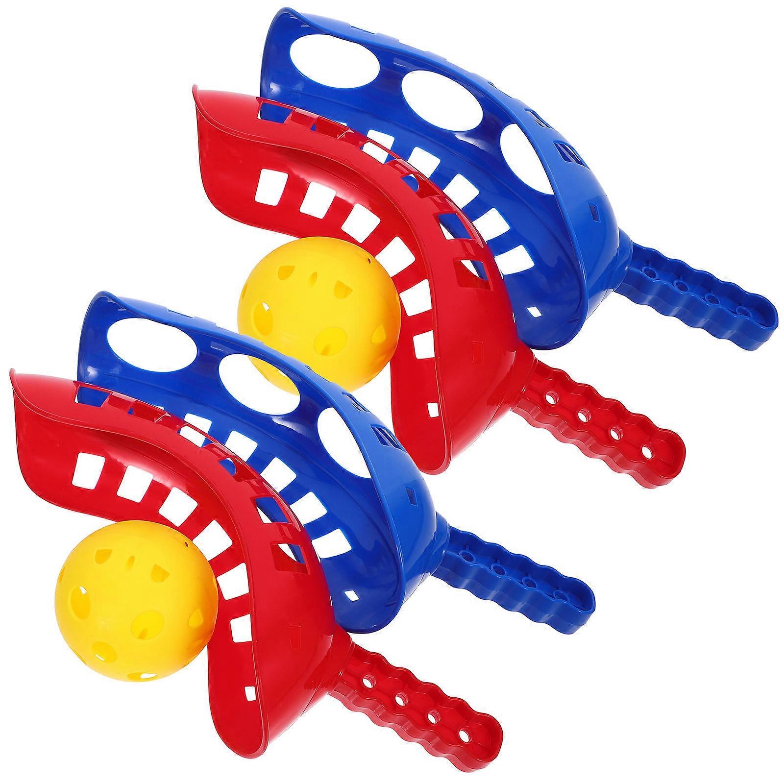 Kids Scoop Balls Game For Outdoor Play Assorted Color Toss Game 2 Sets Of Kids Toys