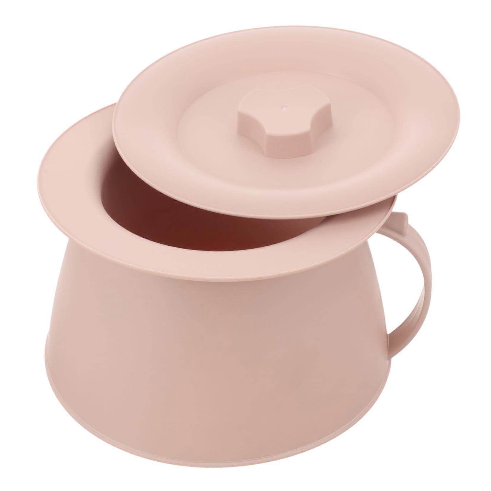 Portable Urinal Pot with Lid - Hygienic Night Pot for Adults and Kids, Reusable Bedpan, Easy to Clean, Compact Design for Home and Travel
