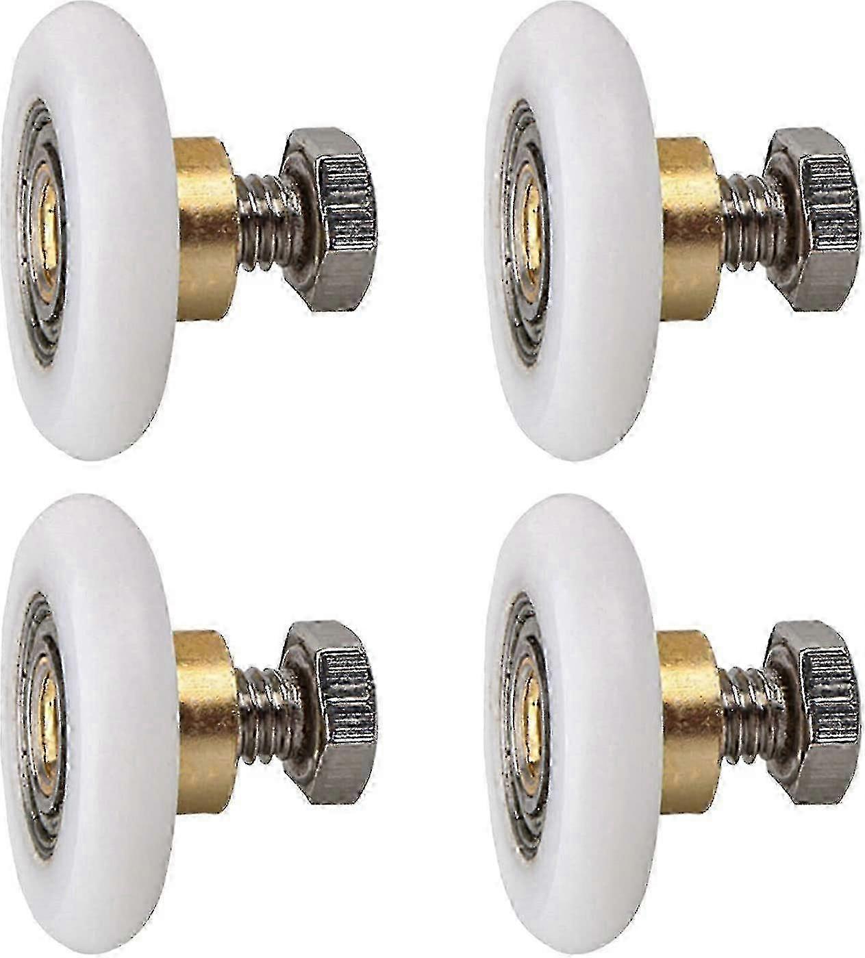 Premium 4pcs Shower Door Roller Wheels Replacement Set