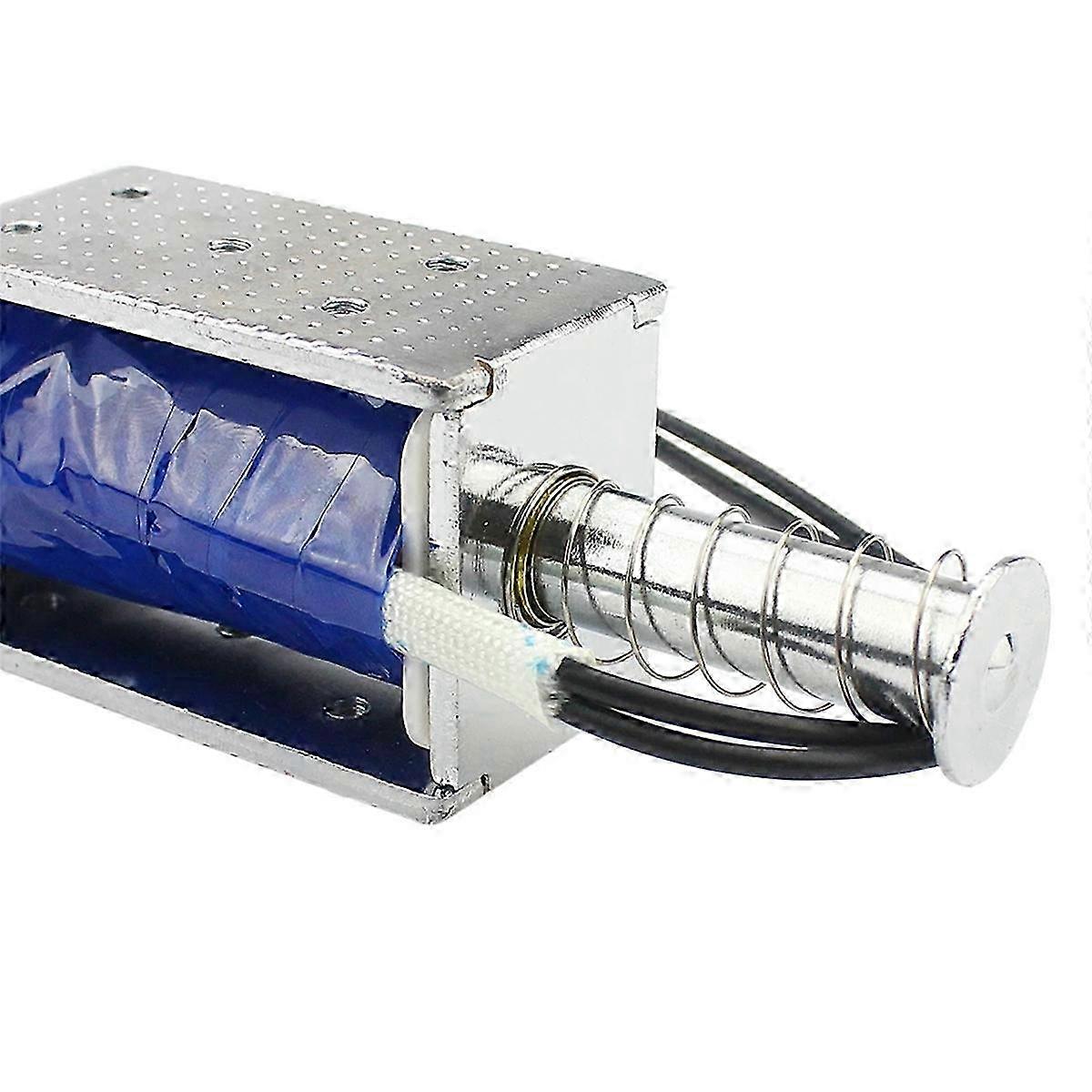 Puissant électroaimant push-pull 12V DC avec course de 30 mm - bobine télescopique électrique