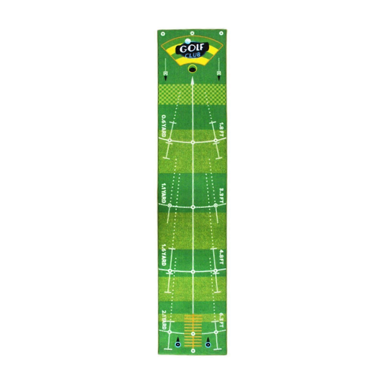 Golf Putting Mat Training Mat Professional Golf Putter Mat Portable Indoor Outdoor Golf Practice Mat for Office Backyard Home Style B