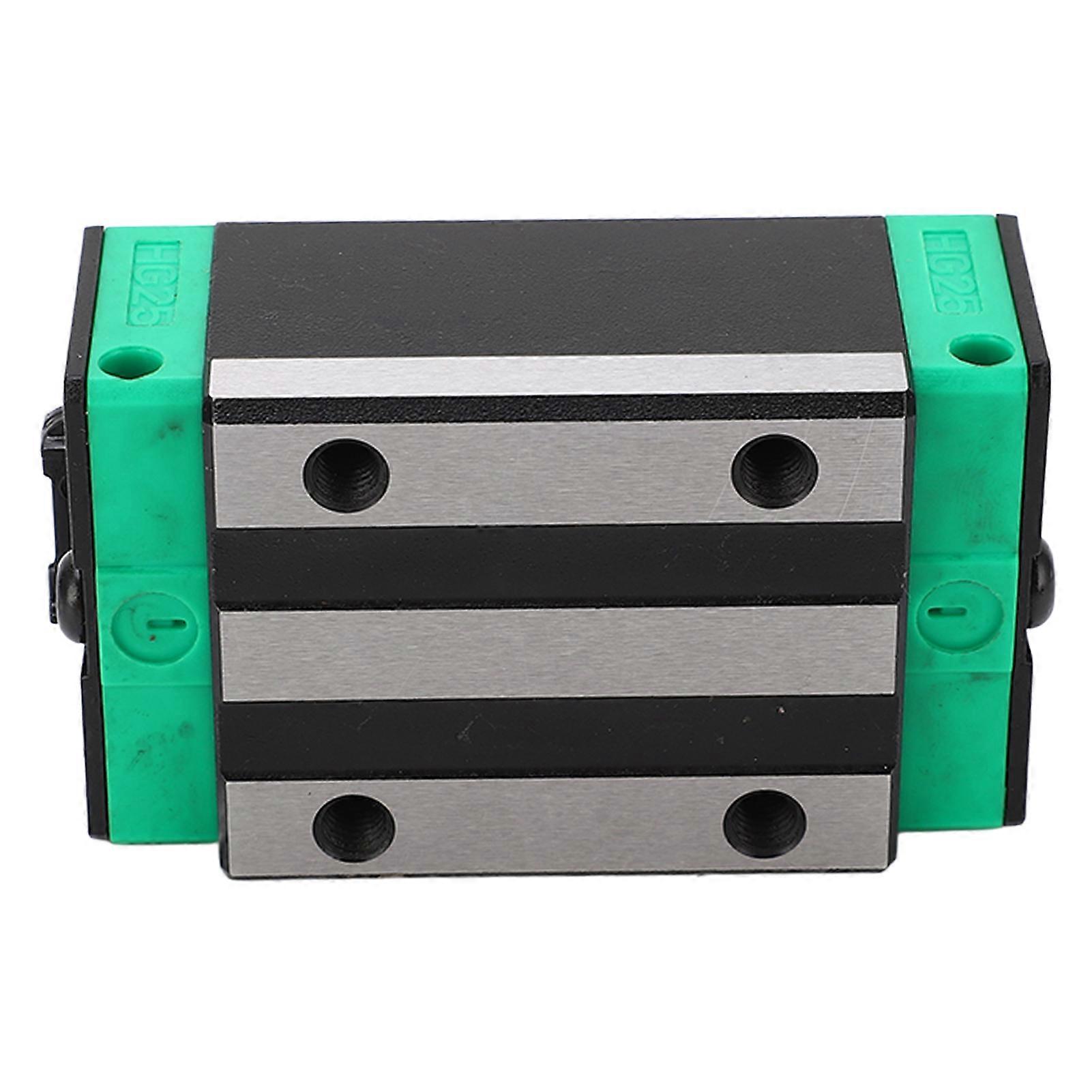 Steel linear motion slide block, smooth operation and locking.