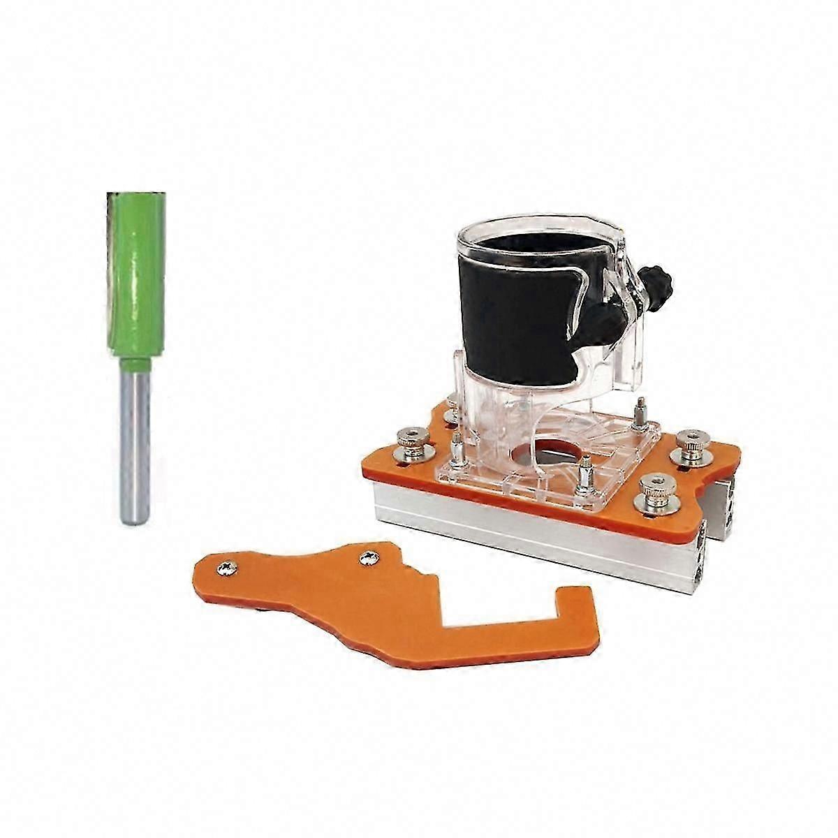 3-Piece Grooving Tool Set for 65mm Edger - 2-in-1 Bracket & Plate