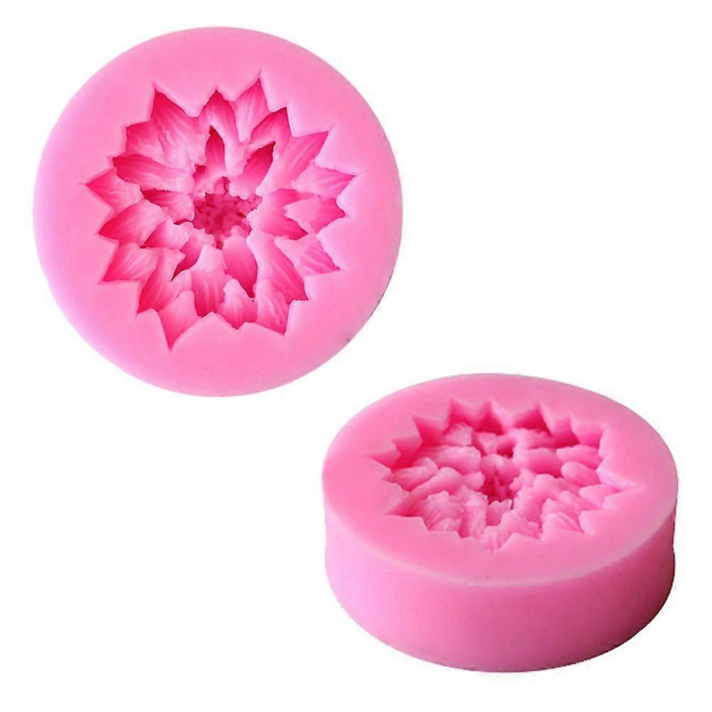 Handmade silicone flower-shaped cookie and cake baking mold