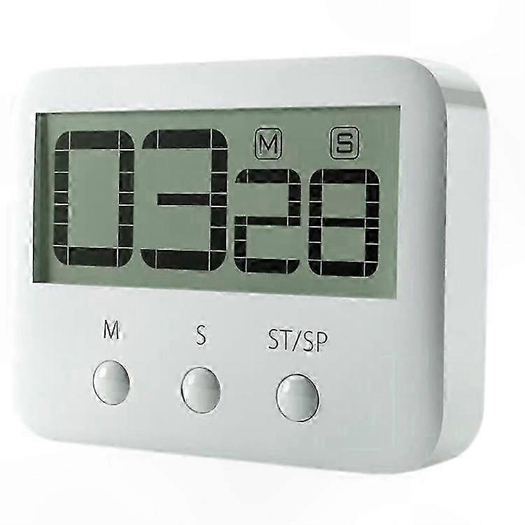 Large LCD Countdown Timer with Digital Display for Kitchen Use