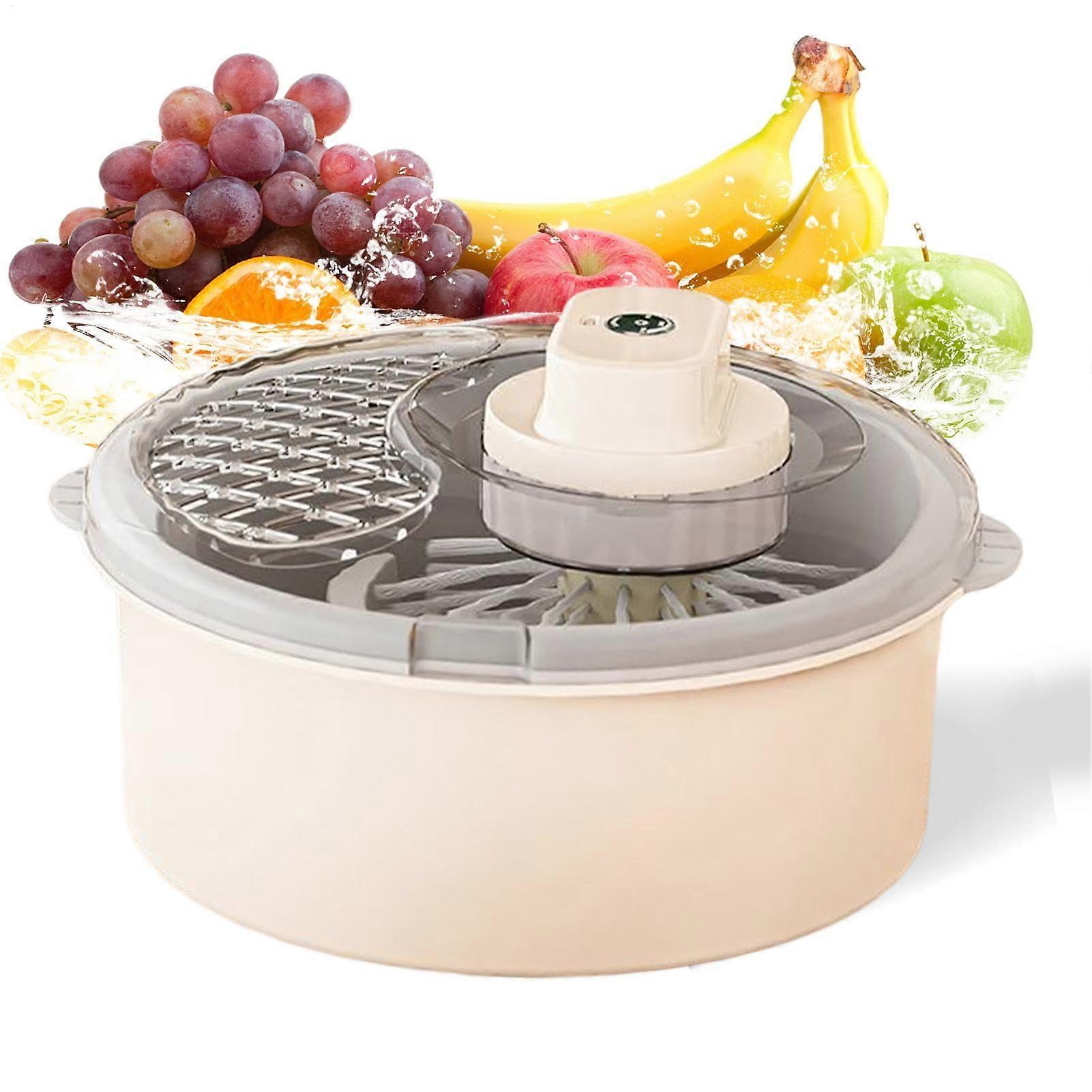 Fruit Washer Spinner - Manual Electric Multi-Purpose Fruit Vegetable Strainer Bowl for Efficient Home Kitchen Use