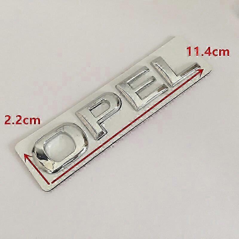 1pcs 3D ABS χρώμιο opel CORSA αυτοκίνητο Εμπρός καπό Grill πίσω Πορτμπαγκάζ Σήμα Αυτοκόλλητο έμβλημα αυτοκόλλητο Decal Styling Auto αξεσουάρ