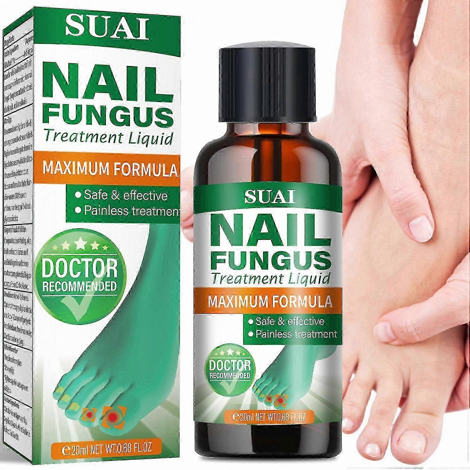 Anti-Fungal Nail Solution for Toenails and Fingernails, Extra Strength Formula for Discoloration and Damage Repair