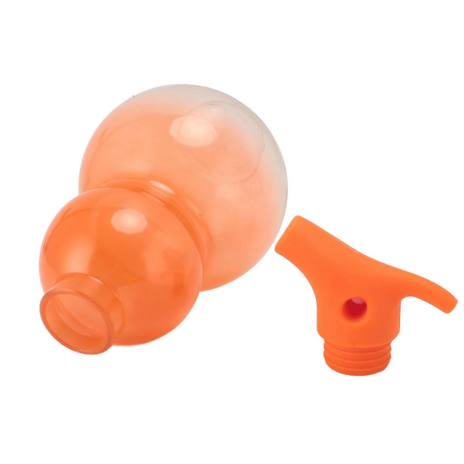 Gourd Water Bottle PET 1L Large Capacity Portable Orange Gradient