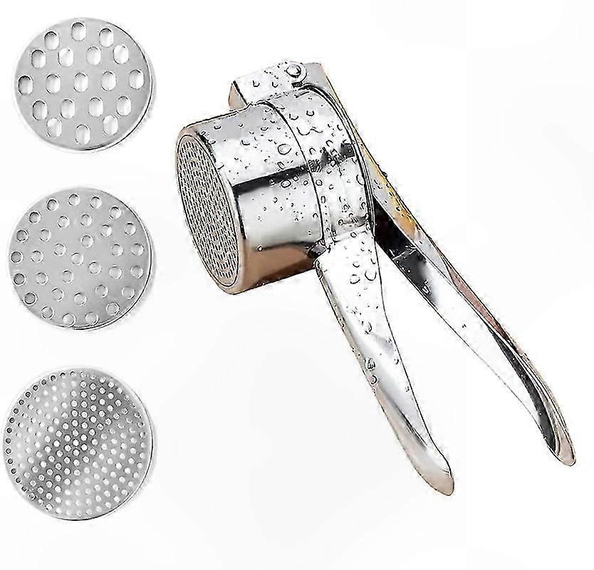 Kitchen Gadget for Mashing Potatoes with 3 Interchangeable Plates