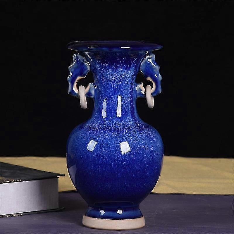 Unique Double-Handled Ceramic Vase - Gift Idea