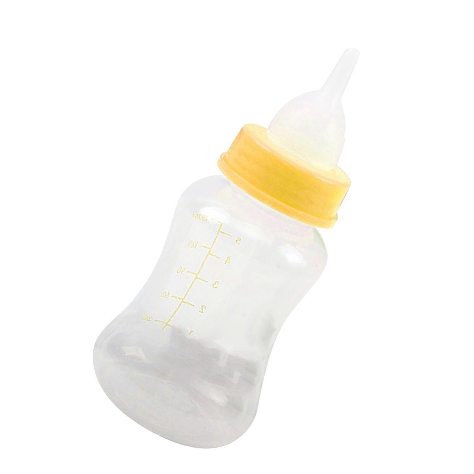 150ml Pet Nursing Bottle Kit with 2 Silicone Nipples Reusable