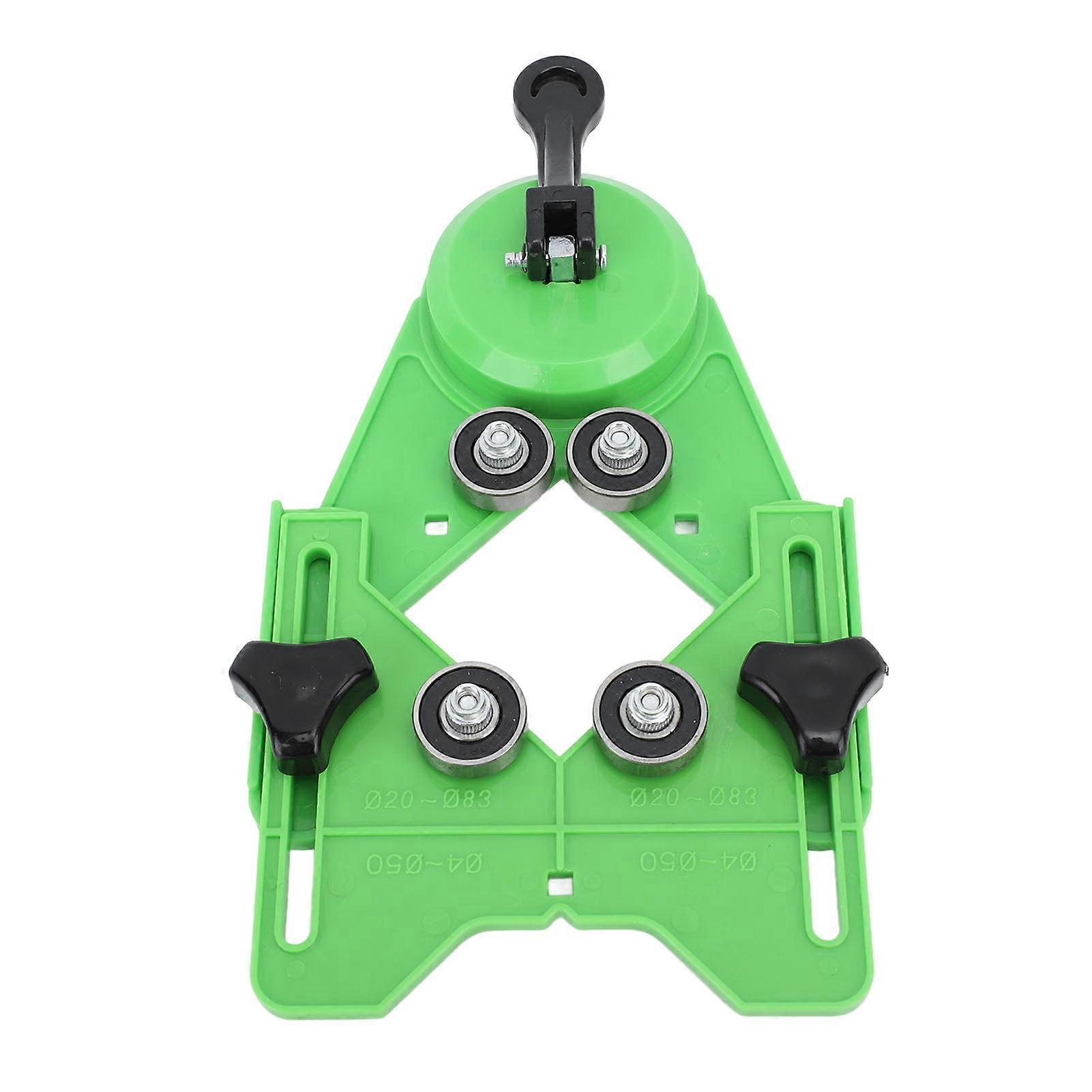 Adjustable Drill Guide Hole Locator with Vacuum Base Green 346g