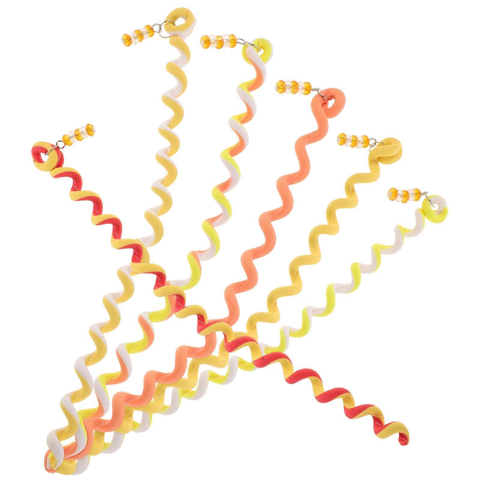 Hair Style Tools Braiding Tool Creative Hairstyles Birthdays Safe Materials Colorful Round 6Pcs