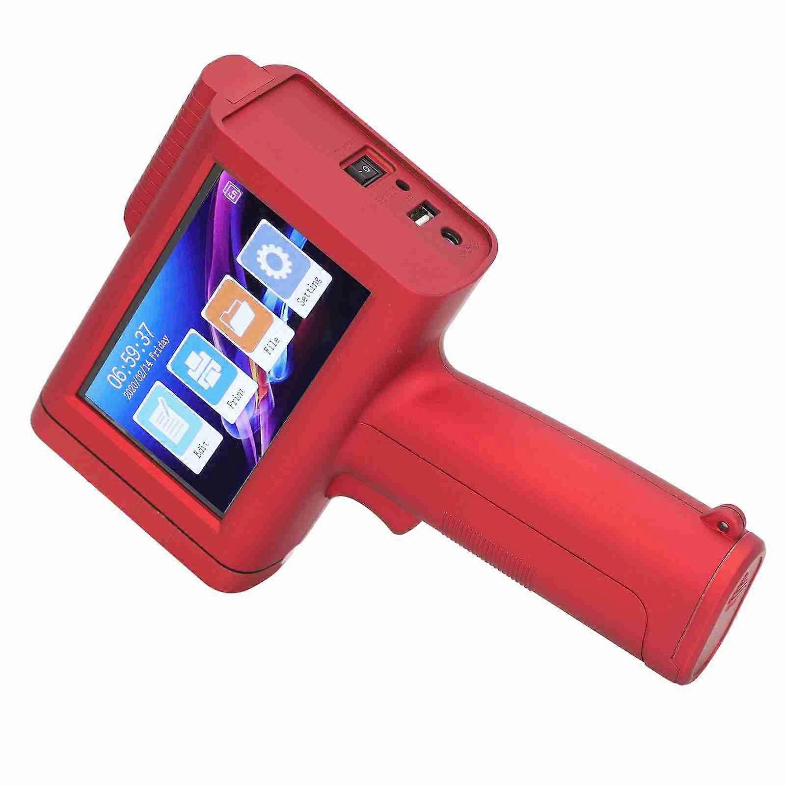 M80 Handheld Portable Inkjet Printer 4.3" Touch Screen 2500mAh