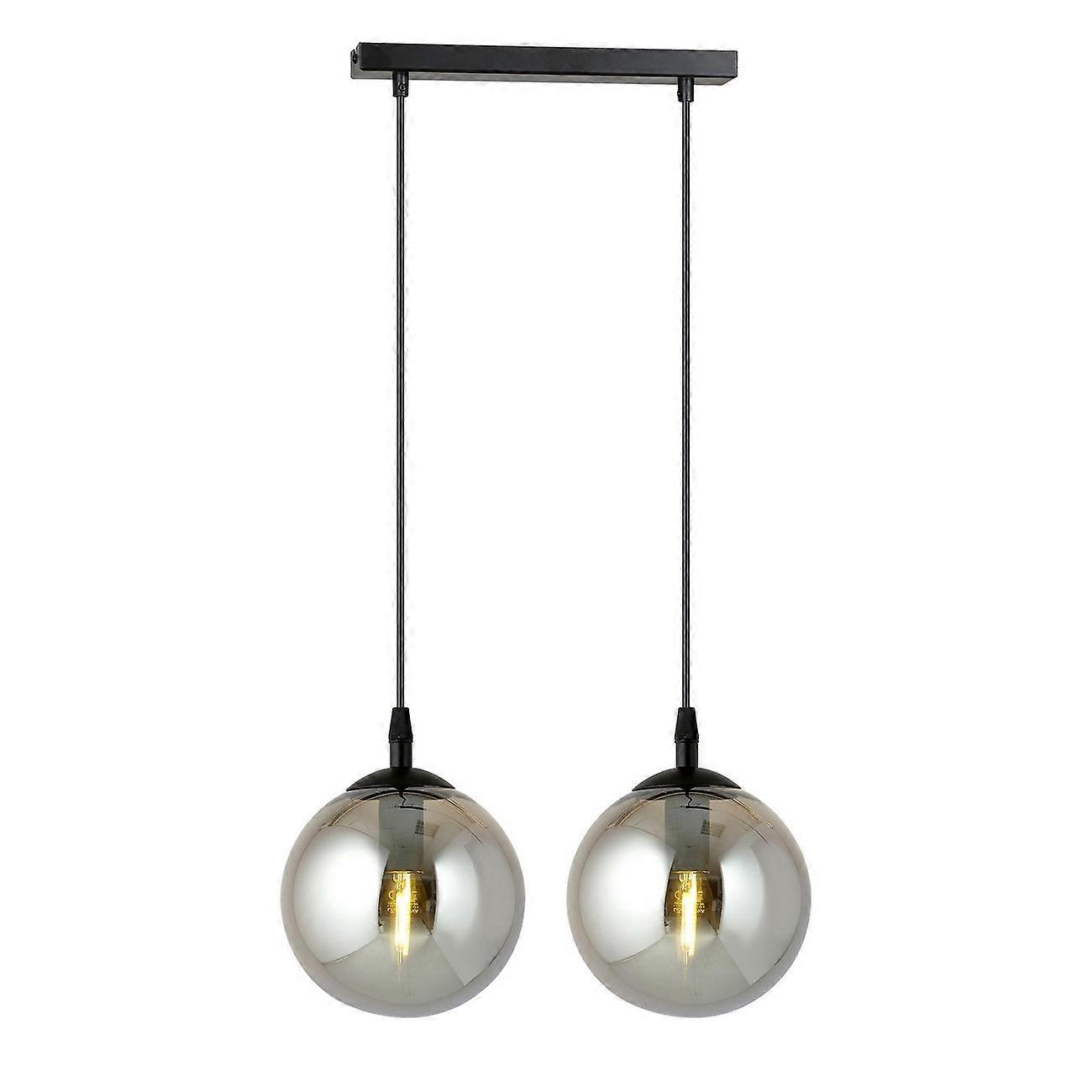 Cosmo Hanglamp, Grijs, Staal, 40x100x14 cm