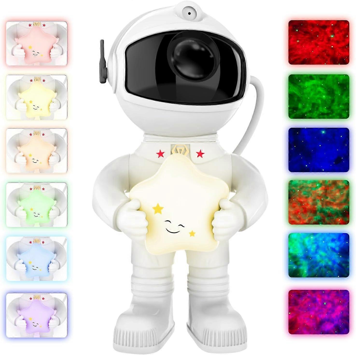 Astronaut Galaxy Projector for bedroom decoration(White)