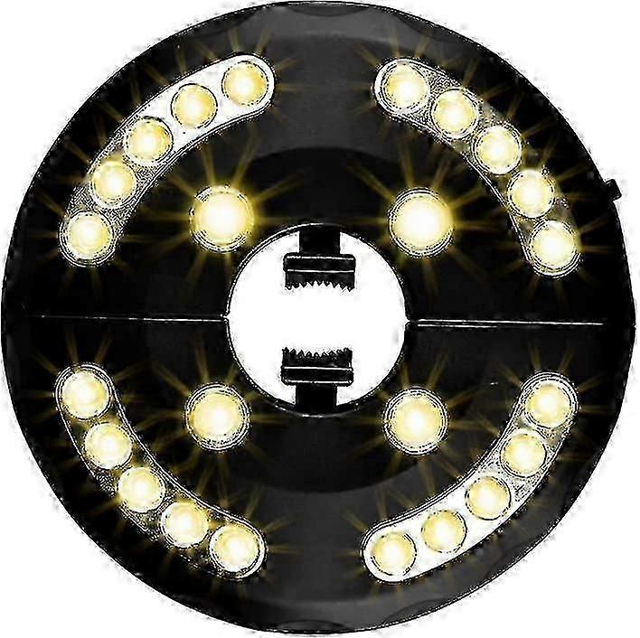 24 LED 花园遮阳伞灯 - 露台伞灯,具有 3 种照明模式,适用于露台和户外大雨伞(暖白色)
