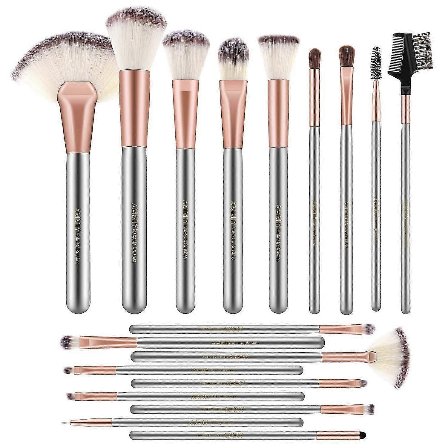 18 Piece Makeup Brush Set, Professional Makeup Brush Set, Complete Set