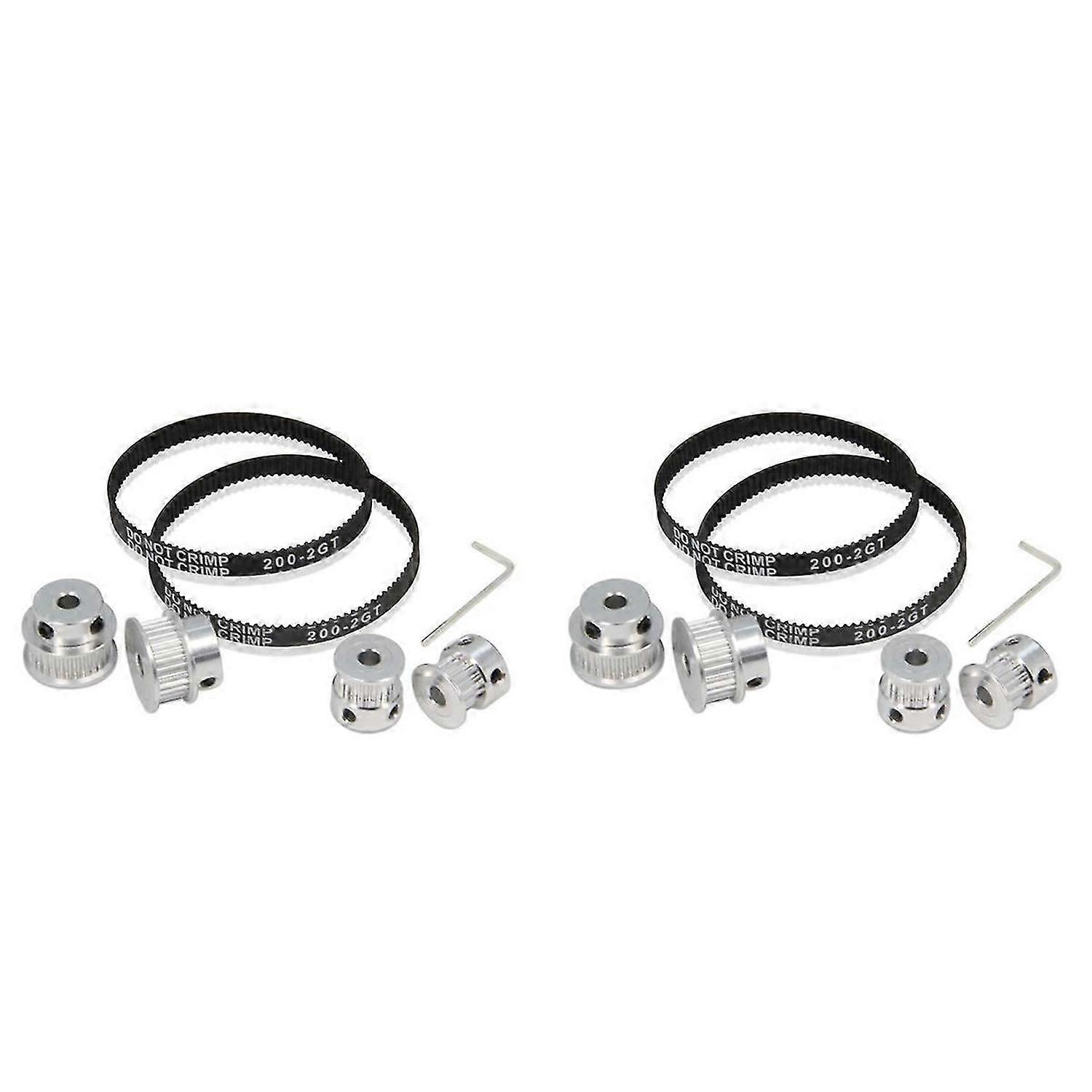 2PCS Set Synchronous Wheel 20&30 Teeth 5Mm Bore Timing Pulley