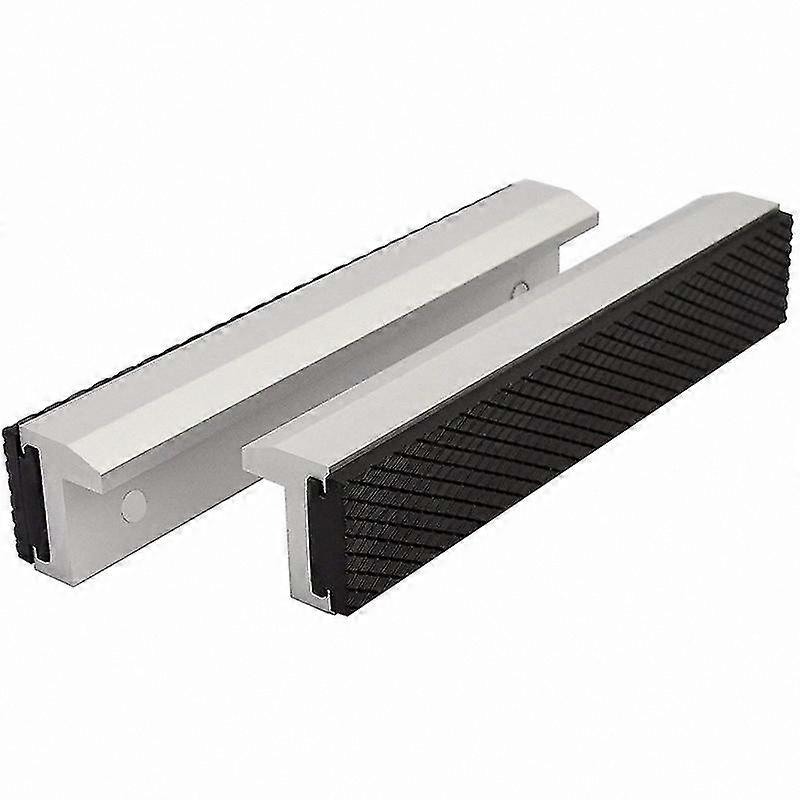 6-Inch Vise Jaw Pads with Magnetic Feature, Soft Protective Covers for Metalworking