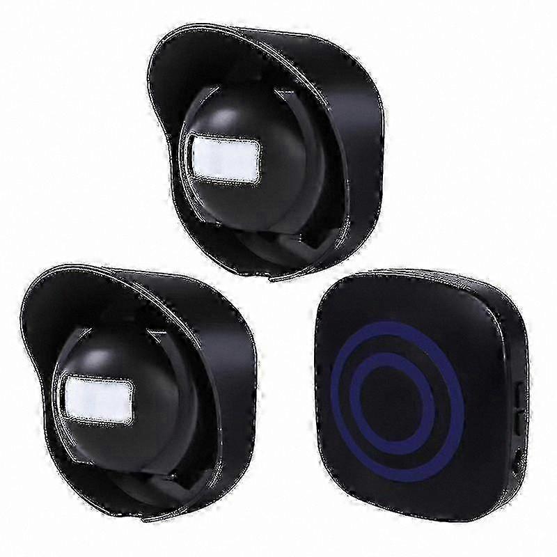 Outdoor Wireless Motion Sensor Alarm System, Waterproof Driveway Alert with 1 Receiver, 2 Transmitters, 38 Chimes, 200m/656ft Range