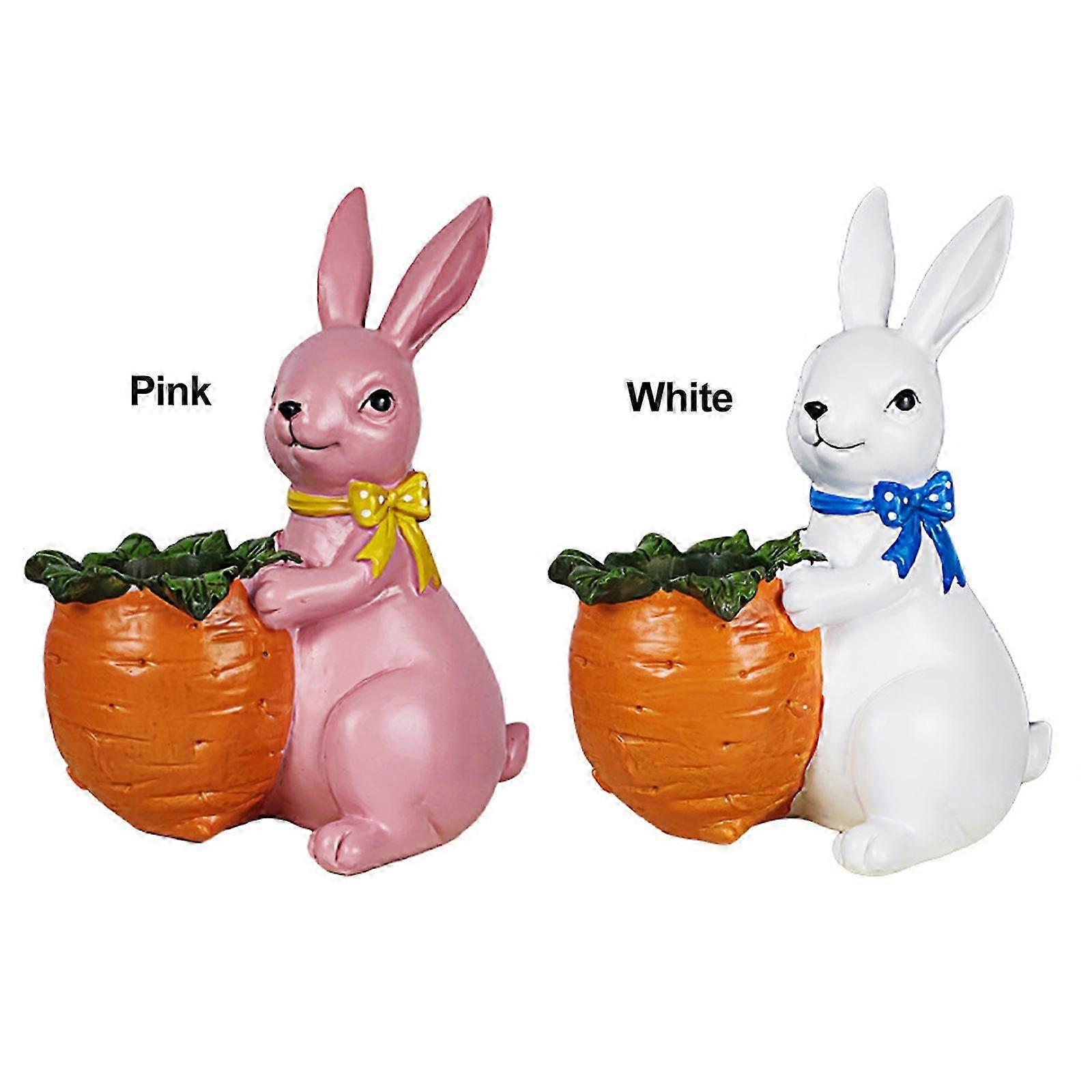 Unique Rabbit Decor Vase with Pink Pen Holder 2025