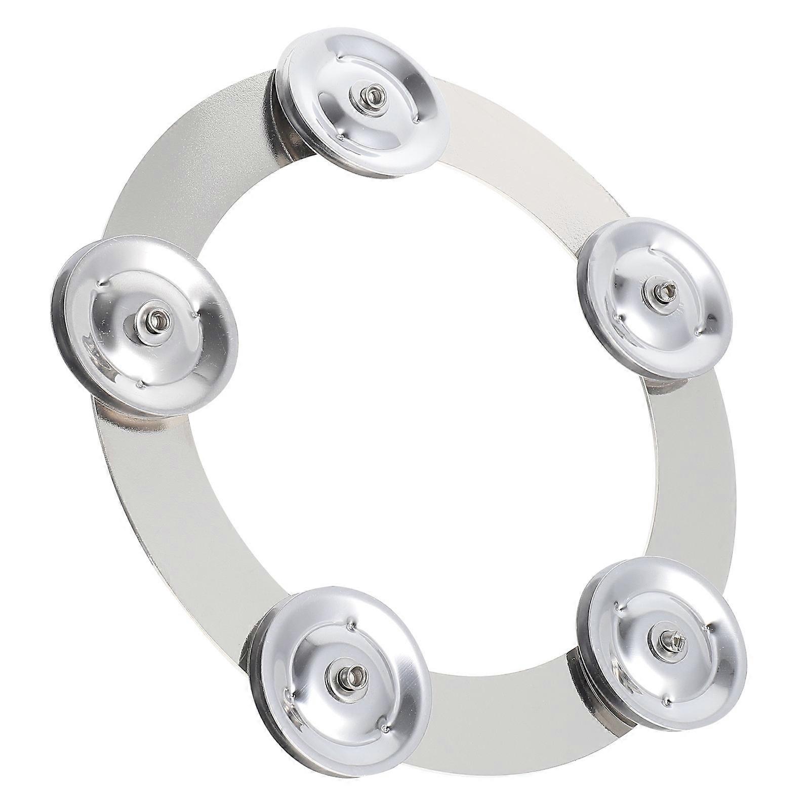 Durable Hi-Hat Bell Drum Cymbal for Instrument Compact Silver
