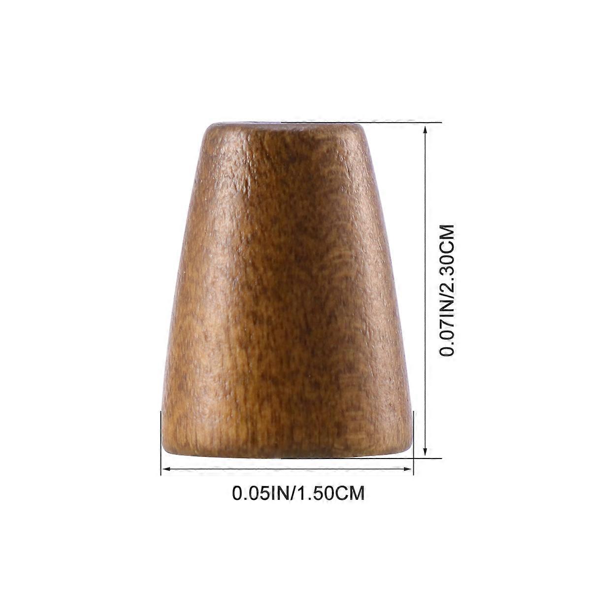 Wooden Bell Rope Buckle Stopper for Clothes with 50Pcs Pack