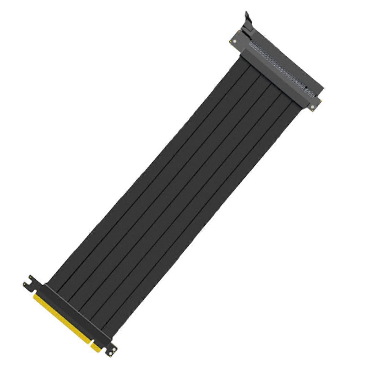 180degree ARGB Sleeved Extension Cable PCIE Extender Riser Cable For Graphics Card Support, Braided Cable, PCIe 3.0