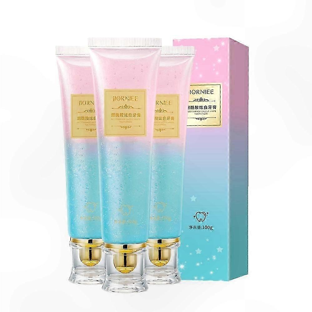 Brightening Toothpaste Set with Niacinamide for Gentle Teeth Whitening