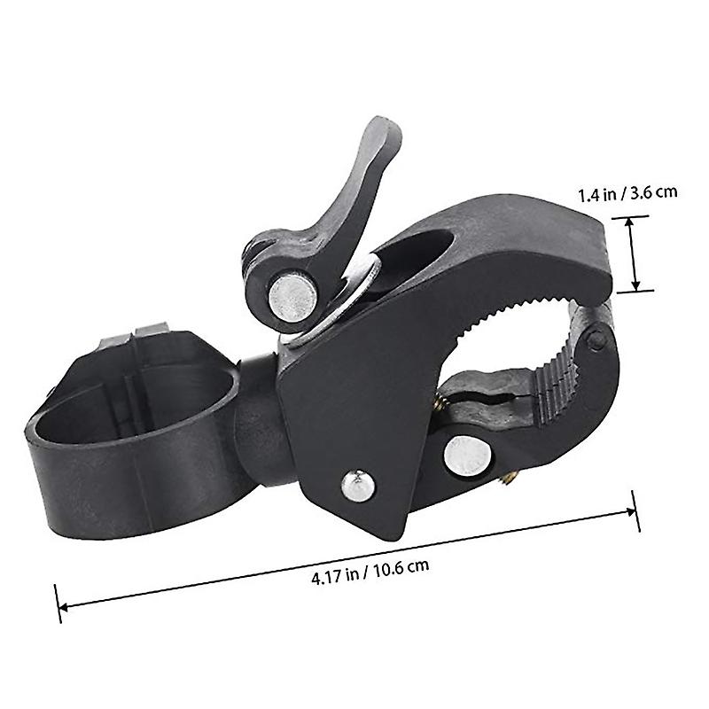 thumbnail image 3 of Soporte universal para linterna LED para manillar de bicicleta giratorio de 90 grados, 3 of 5