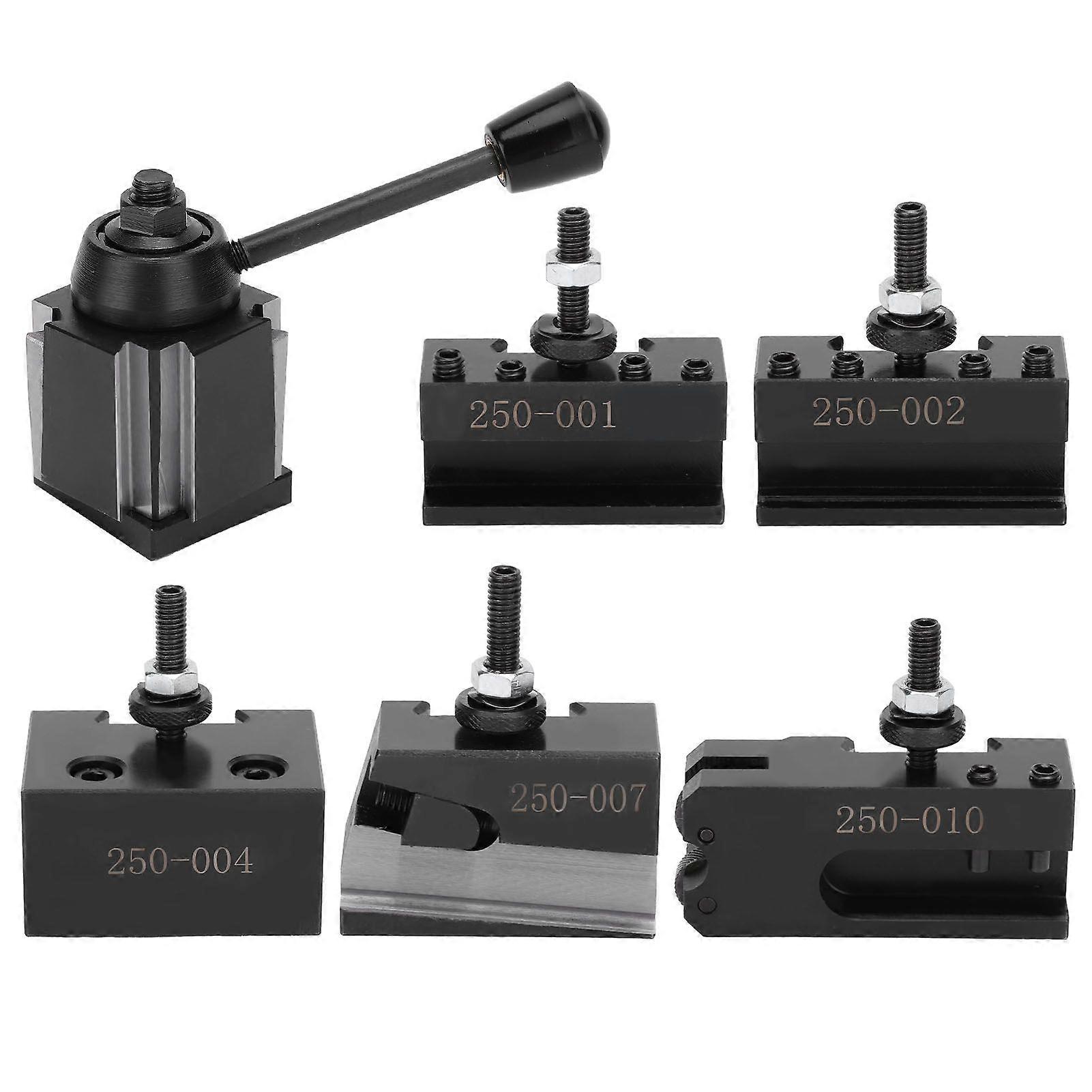 2500 Tool Post Kit HighSpeed Steel Wedge Type Piston Tool Holder for CNC Lathe Tool