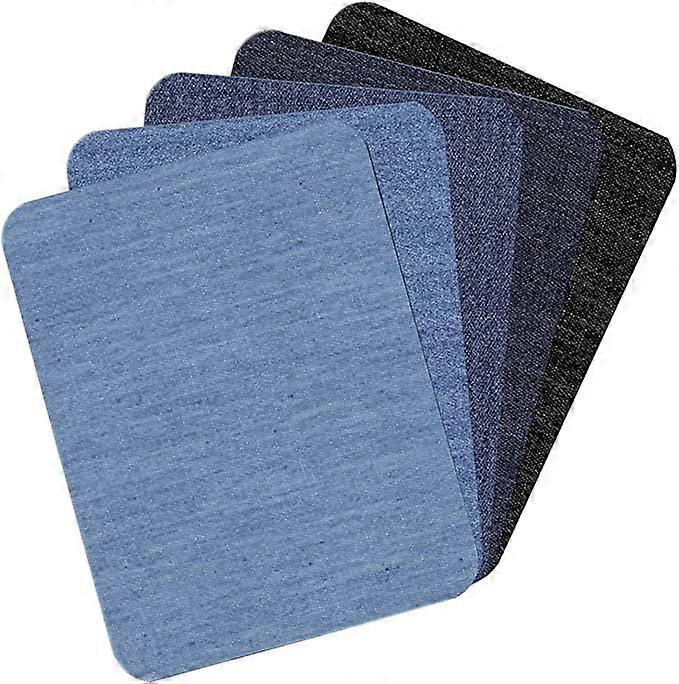 5 Pieces Repair Patches Clothing Part Fine Workmanship Rectangle Shape Household Accessories Kit Multipurpose Assorted