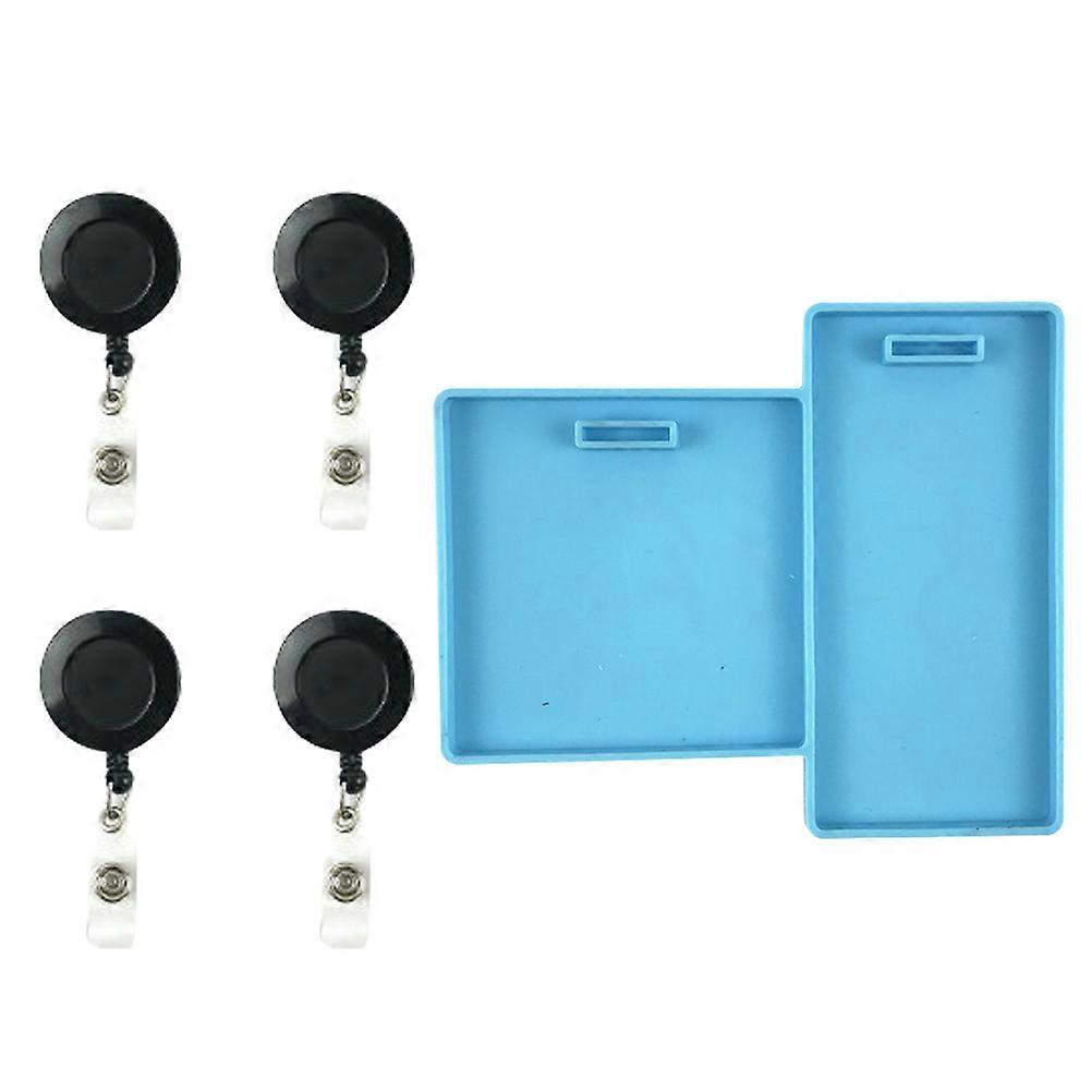Chest Badge Mold for DIY Work Card Holder Mold 1Set Included