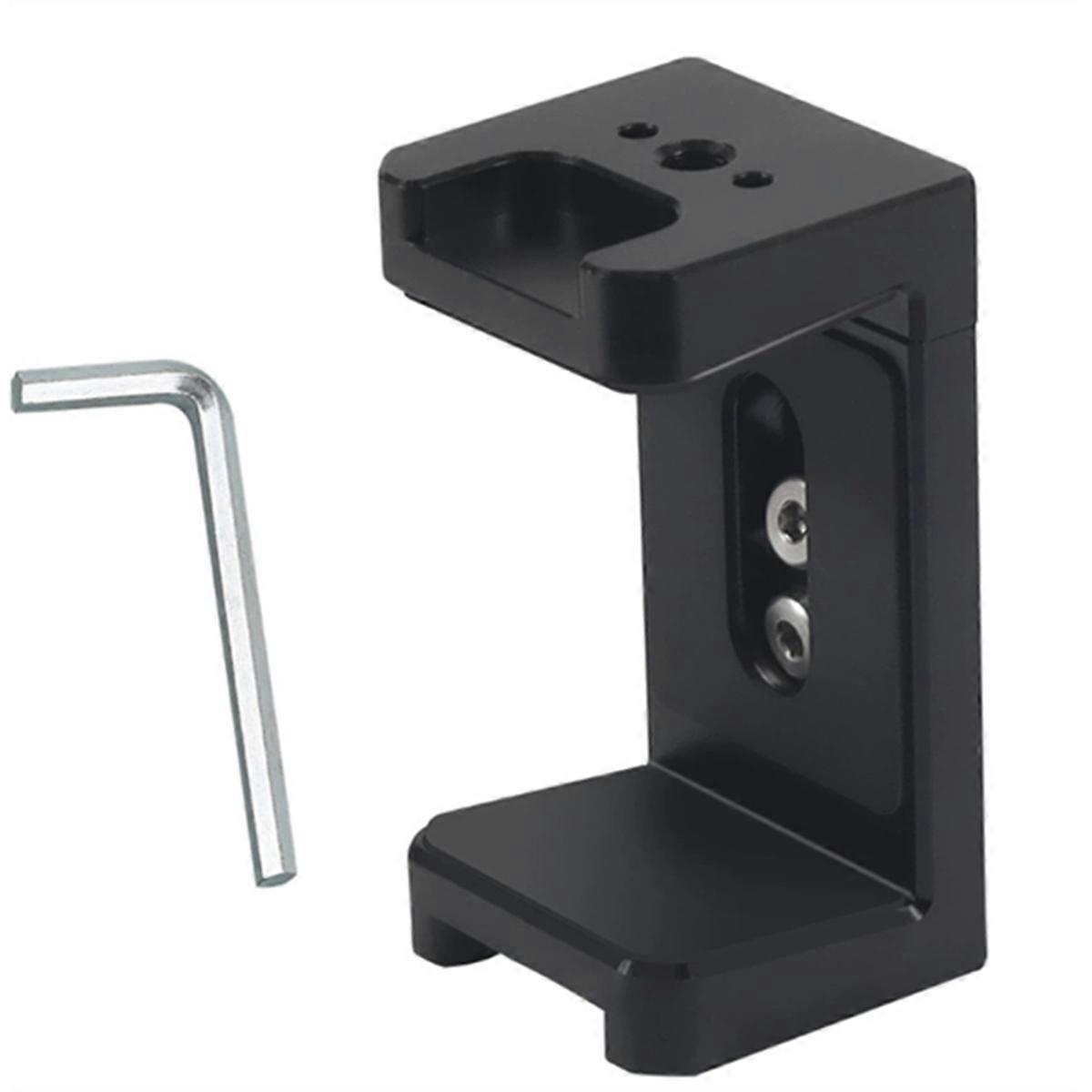 For Probty T5 T7 T9 SSD Universal Power Bank Clamp,Aluminum Clamp Adjustable From 55-80mm Can Mount By Cold Shoe