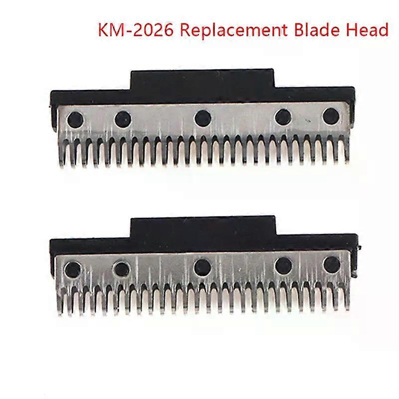2Pcs Electric Shavers Blades Golden Foil Knife Net and Cutter Head Suitable Fit For KM-2026 Floating Razor