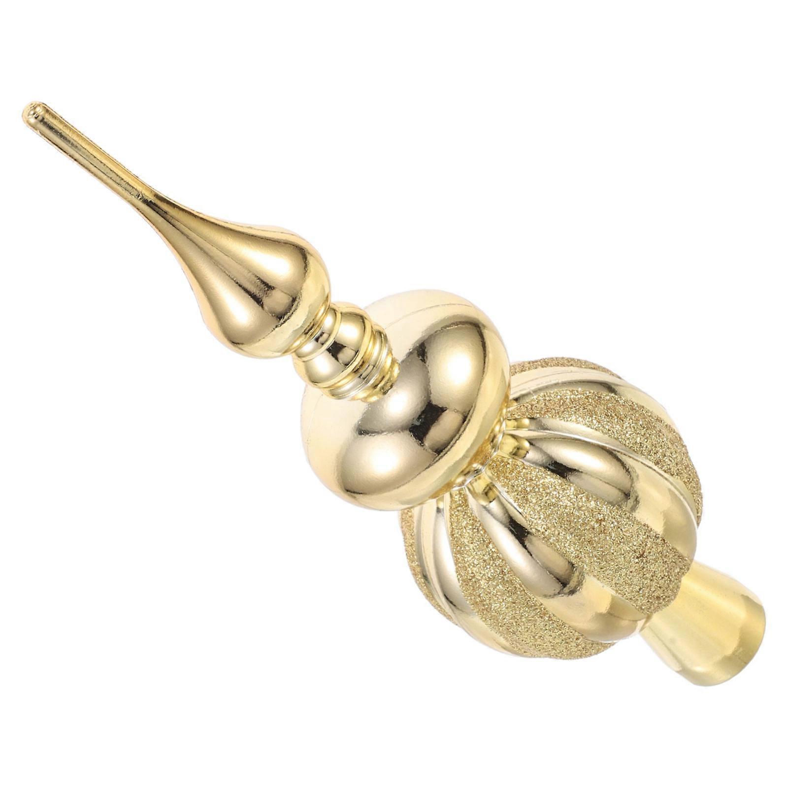 Xmas Tree Topper Plastic Spherical Decoration with 3Pcs