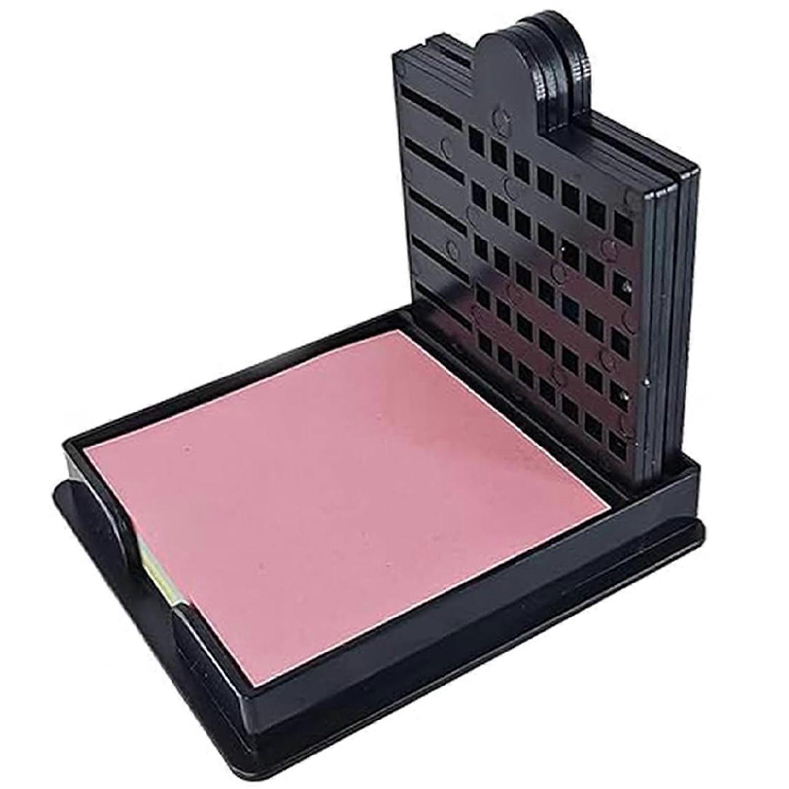 Sticky Notes Organizer & Holder Stencil Kit with 5 Versatile Templates, Practical Desk Accessories for School, Office & Home