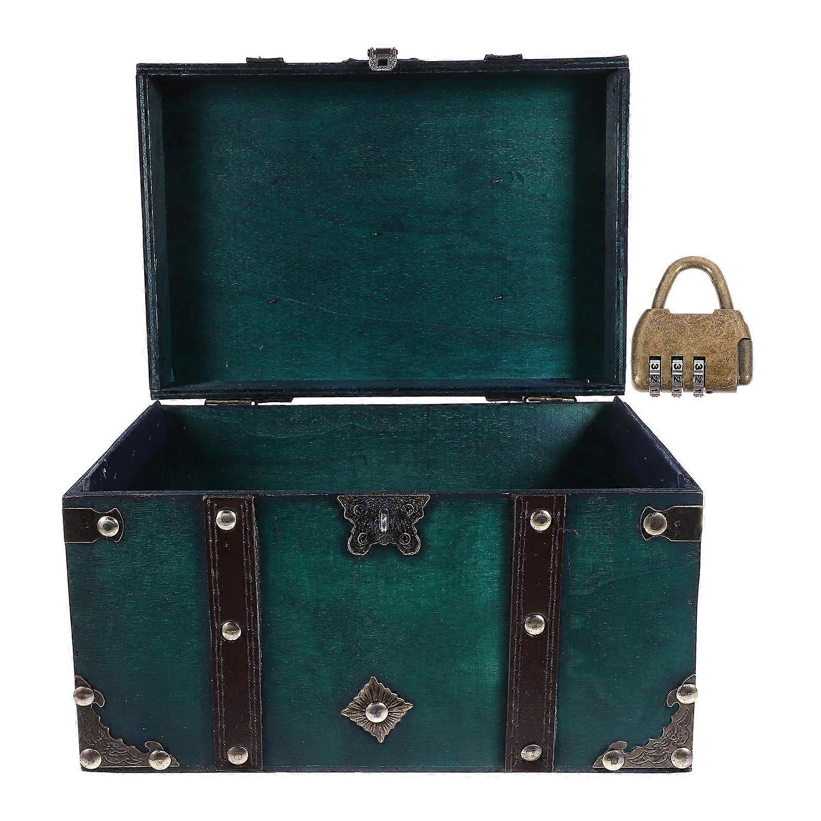 Vintage Decorative Treasure Storage Box For Photography Equipment In Rectangular Shape Ideal For Home 2Pcs