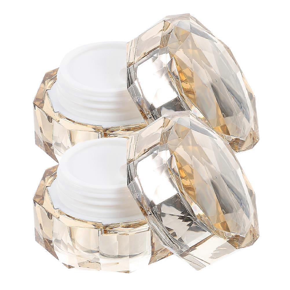 Travel Sample Jars 2Pcs Makeup Containers Acrylic And ABS For Home Use And Reusable Storage