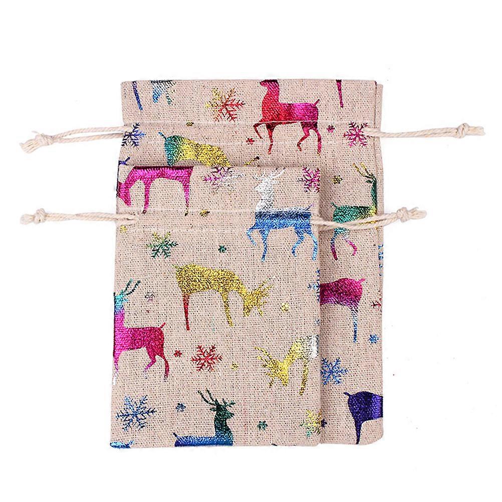 Rectangular Candy Bag Drawstring Pouches Suitable For Families Kids At Christmas Occasions 90 Pcs