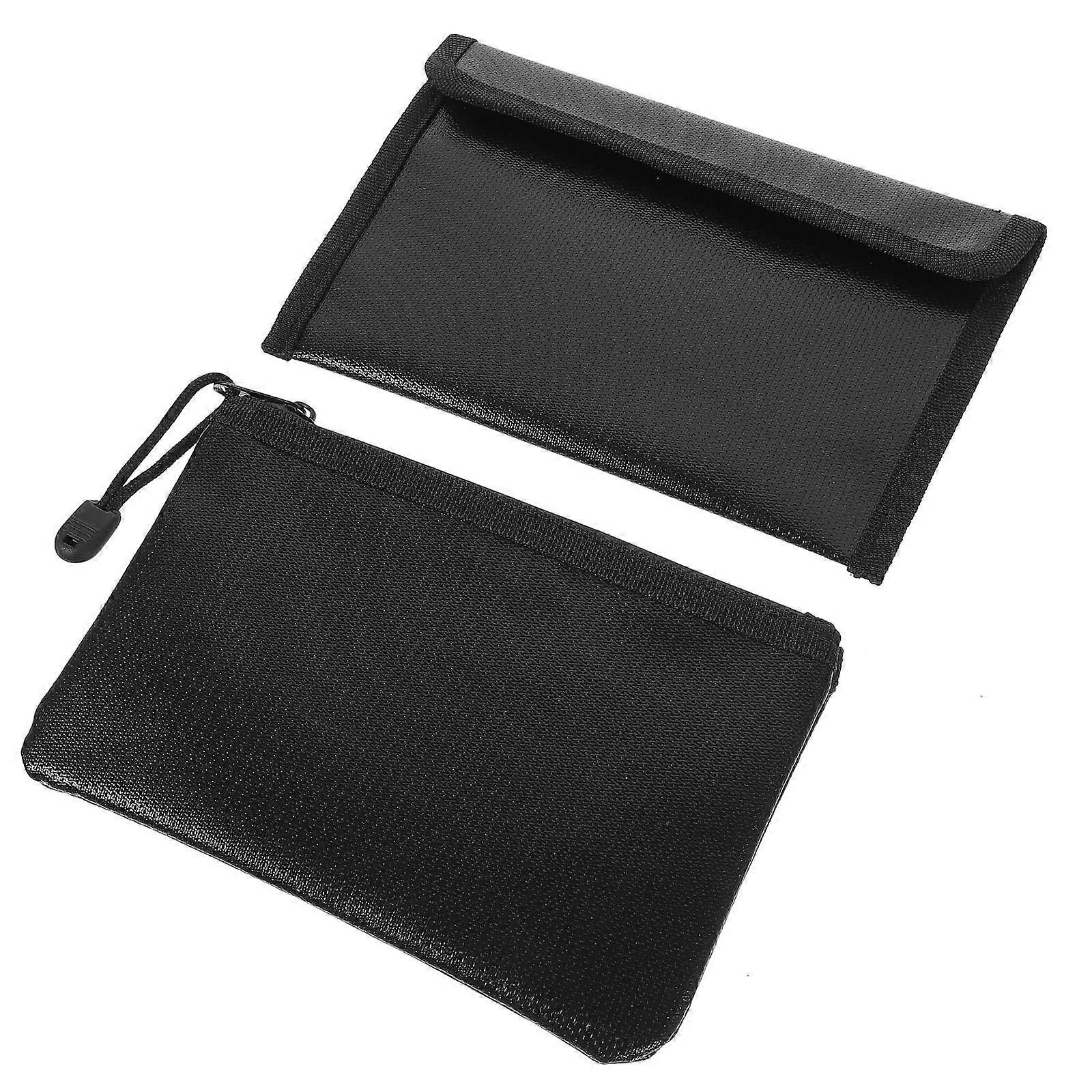 Fireproof Document Bag for File Storage 4Pcs Water Prevent Fireproof Pouches