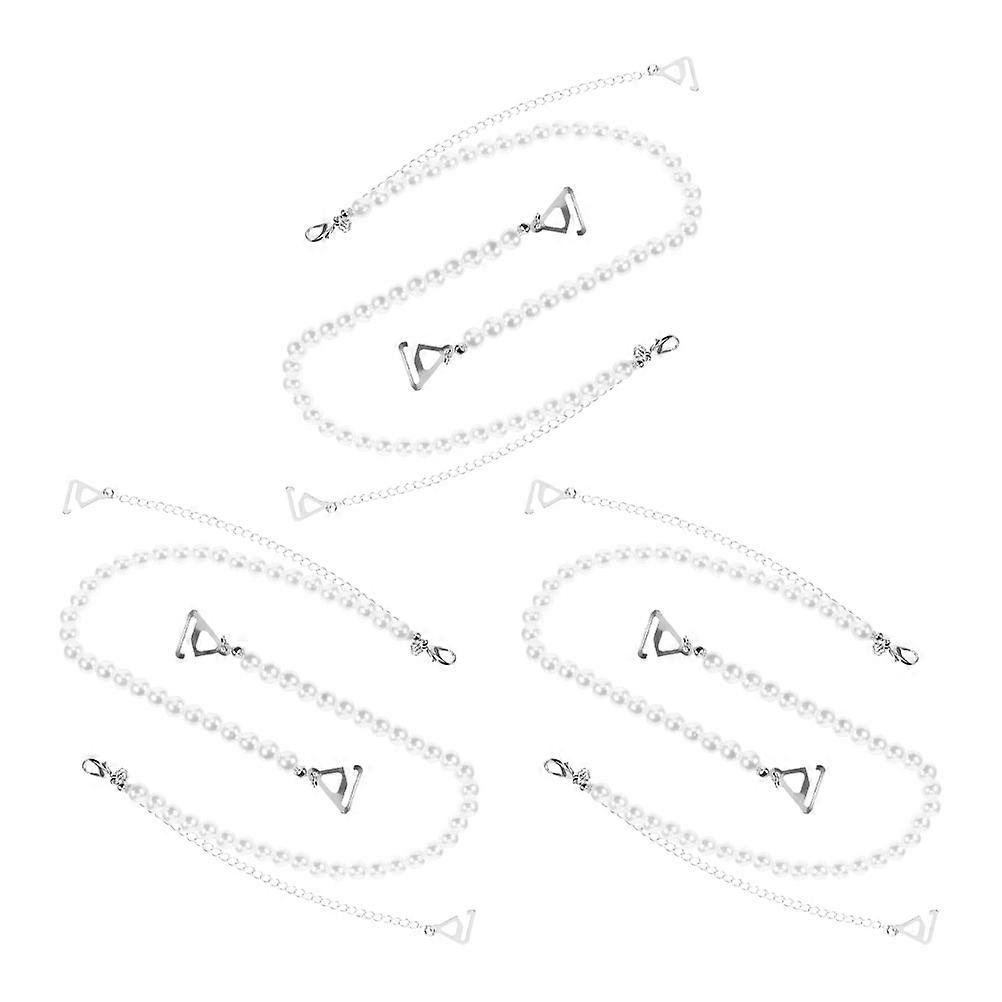 Pearl Bra Accessories Adjustable Bra Straps for Dresses 24Pcs Pack