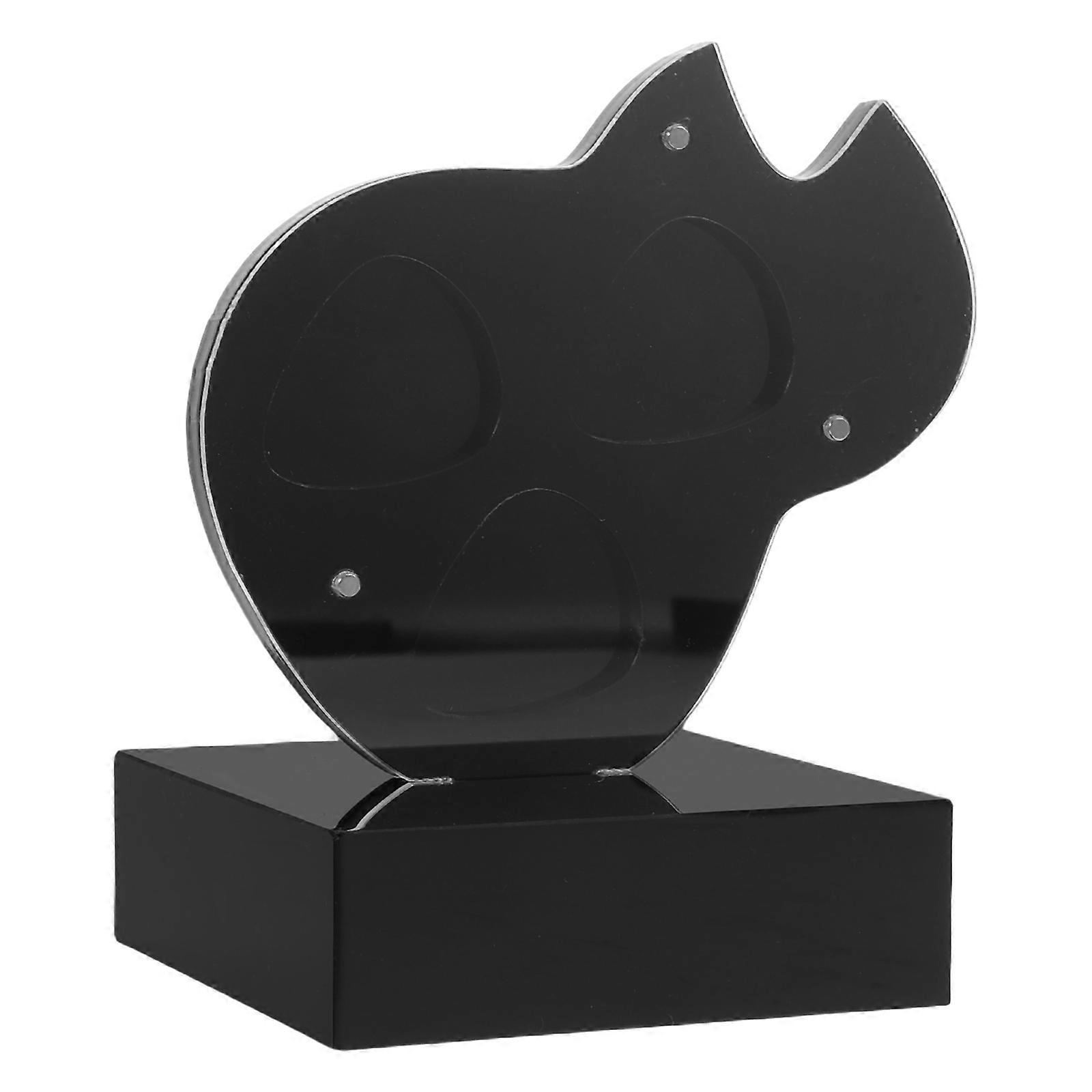 Guitar Pick Display Case Acrylic Stand for Displaying 3Pcs Picks