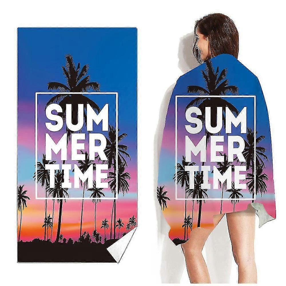 Quick Drying Beach Towels Microfiber Printing Sand Prevention Blanket Bt83